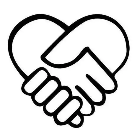 幼儿园简笔画手握手