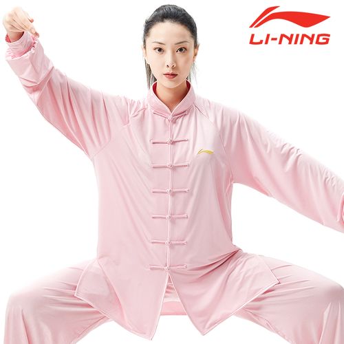 李宁品牌太极女装新款洋气夏季牛奶高端武术太极服