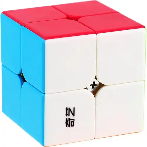 奇艺二阶魔方 实色顺滑2阶节两级比赛专用小学生儿童益智智力玩具