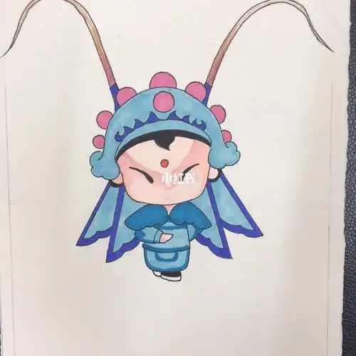 戏曲人物的创作戏曲简笔画画个简笔画文化绘画