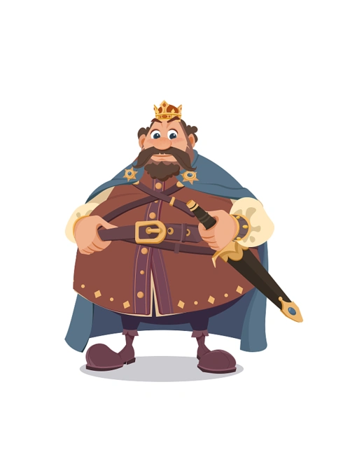 国王|插画|艺术插画|稀有星星 - 原创作品 - 站酷 (zcool)