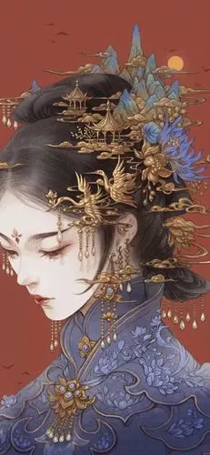 背景/小清新ins/油画插画/锁屏壁纸/无水印背景图/简约壁纸/人物壁纸