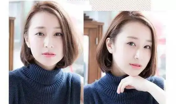 圆脸适合短发发型,圆脸适合哪些短发发型图12