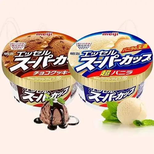 日本明治香草冰淇淋