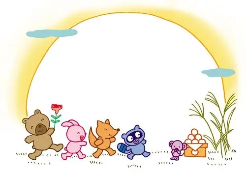 开学大礼包 | 35张可爱边框合集,幼师必备,萌萌哒