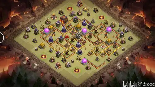 部落冲突10本部落战阵型分享第22期,5阵任你选