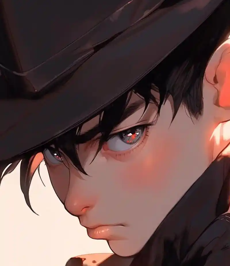 帅气侧脸绅士礼貌97漫画头像.#二次元ai绘画 #midjo - 抖音