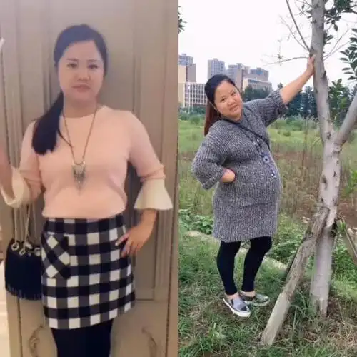 网友c:怀孕前到生娃,体重从98到120再到98,数据没变,身材却是走样了