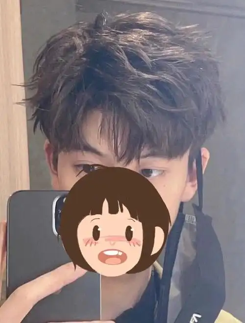 932022秋冬最最最97发型微分气垫纹理烫,非常适合方圆脸太阳穴