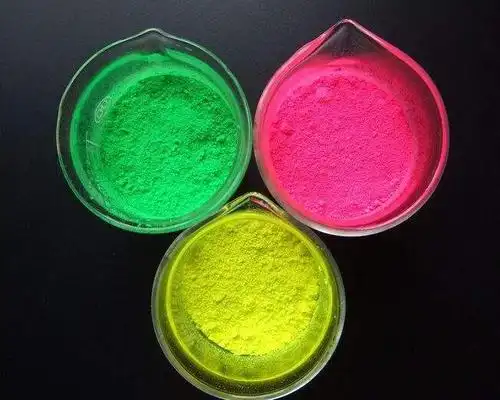 水性涂料荧光色粉 油漆油墨荧光颜料 荧光绿 荧光黄 耐高温2