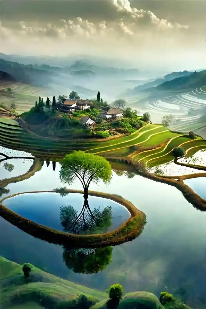 大山深处自然美山清水秀好风光 #希望我的作品给您带来最美的 - 兑趑