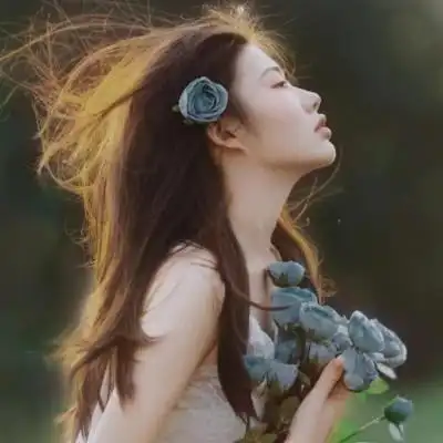 文艺复古女生头像森系