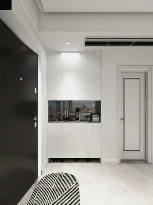 进户门鞋柜设计简约实用.