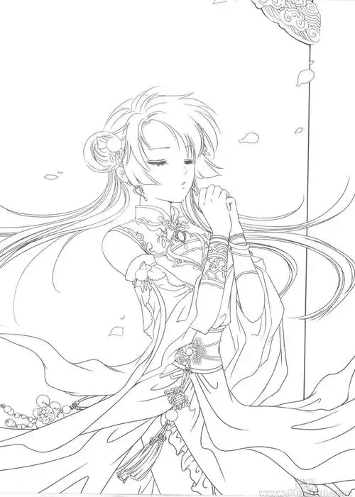 新手练习线稿古风线稿集v97p