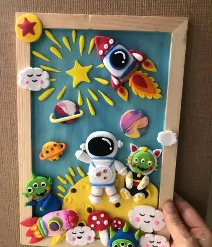 超轻粘土的创意打开方式diy出孩子最童真的梦想