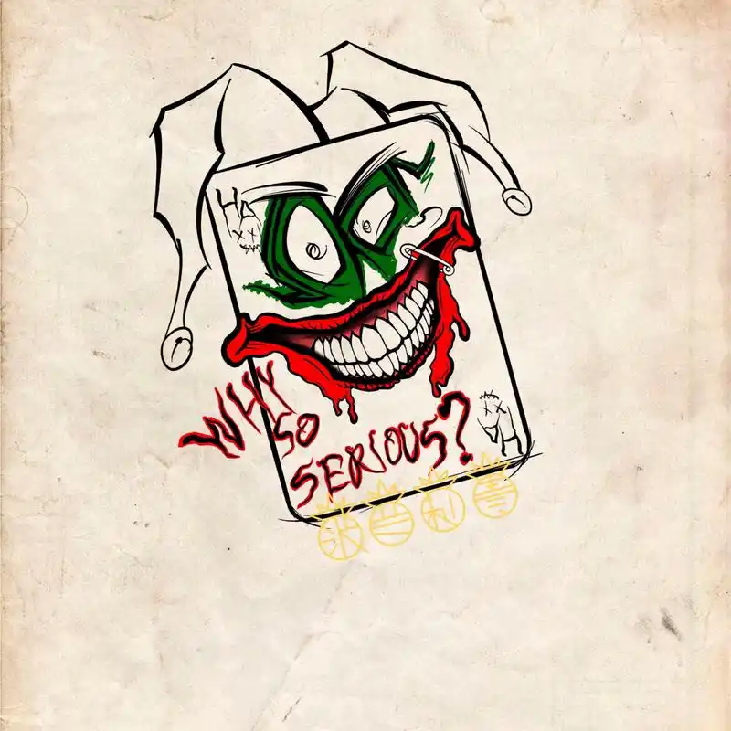 海口纹身| 小丑纹身87| joker | 原创手稿 joker扑克牌87 原创