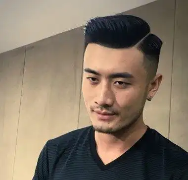 亚洲油头发型2020亚洲人复古油头剪发