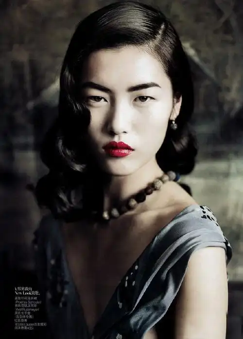刘雯超话vogue china september 2010 by paolo roversi    从画里走