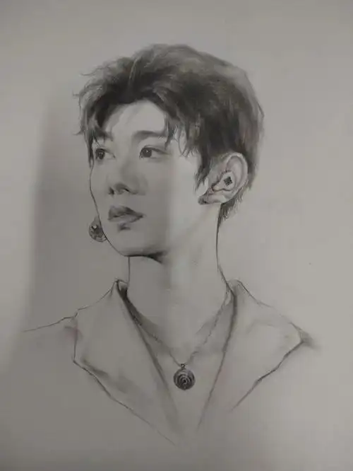 我求我们老师画的,但好好看#宝藏男孩王源