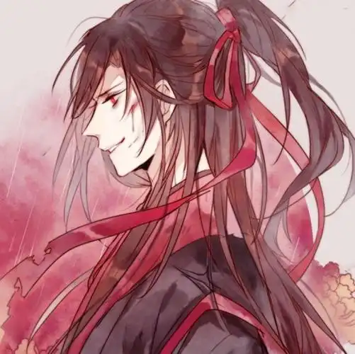 古风男头 红衣 少年得意时.