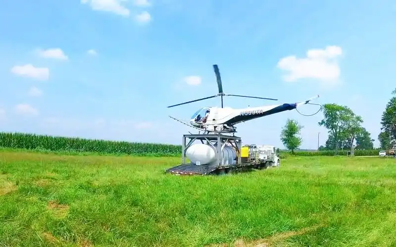 美国直升机农药喷洒_哔哩哔哩_bilibili