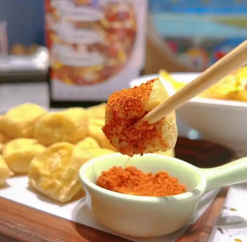 炸包浆豆腐:酥酥脆脆一口一个的热量炸弹 - 抖音