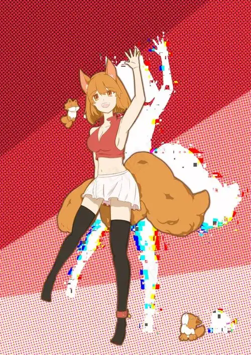 卡通人物妖精少女psd模版下载