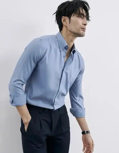 三标齐全,天然调温,四季可穿:英国轻奢品牌 gesamy 男士 桑蚕丝衬衫