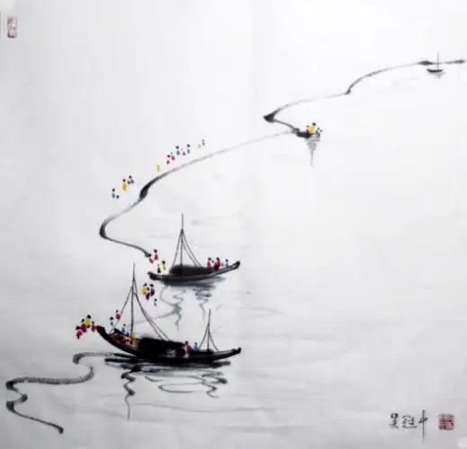 吴冠中wgz 山水字画作品