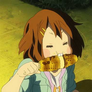 平泽唯,天然呆,轻音少女,萌萌哒,可爱,动漫,动画,gif