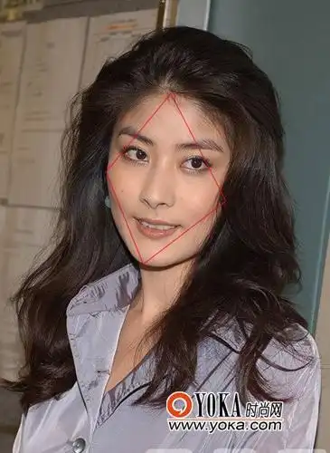 学明星 高颧骨菱形脸美眉脸型伪装术