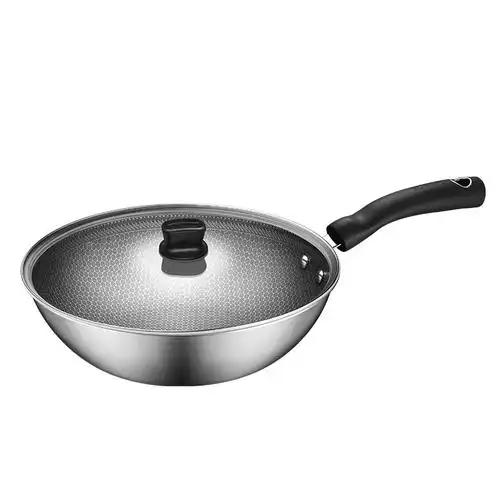 苏泊尔supor炒锅防粘锅不锈钢燃气炒菜锅cc32ja1132cm拍5个整箱发货