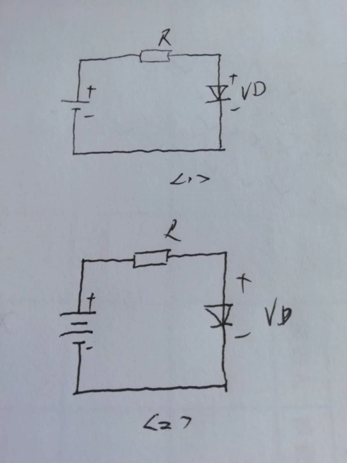 注意二极管的正负极不要接反.