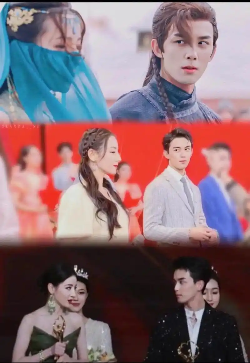 迪丽热巴吴磊同台 #微博之夜盛典 #长歌行 #我的cp天下 - 抖音