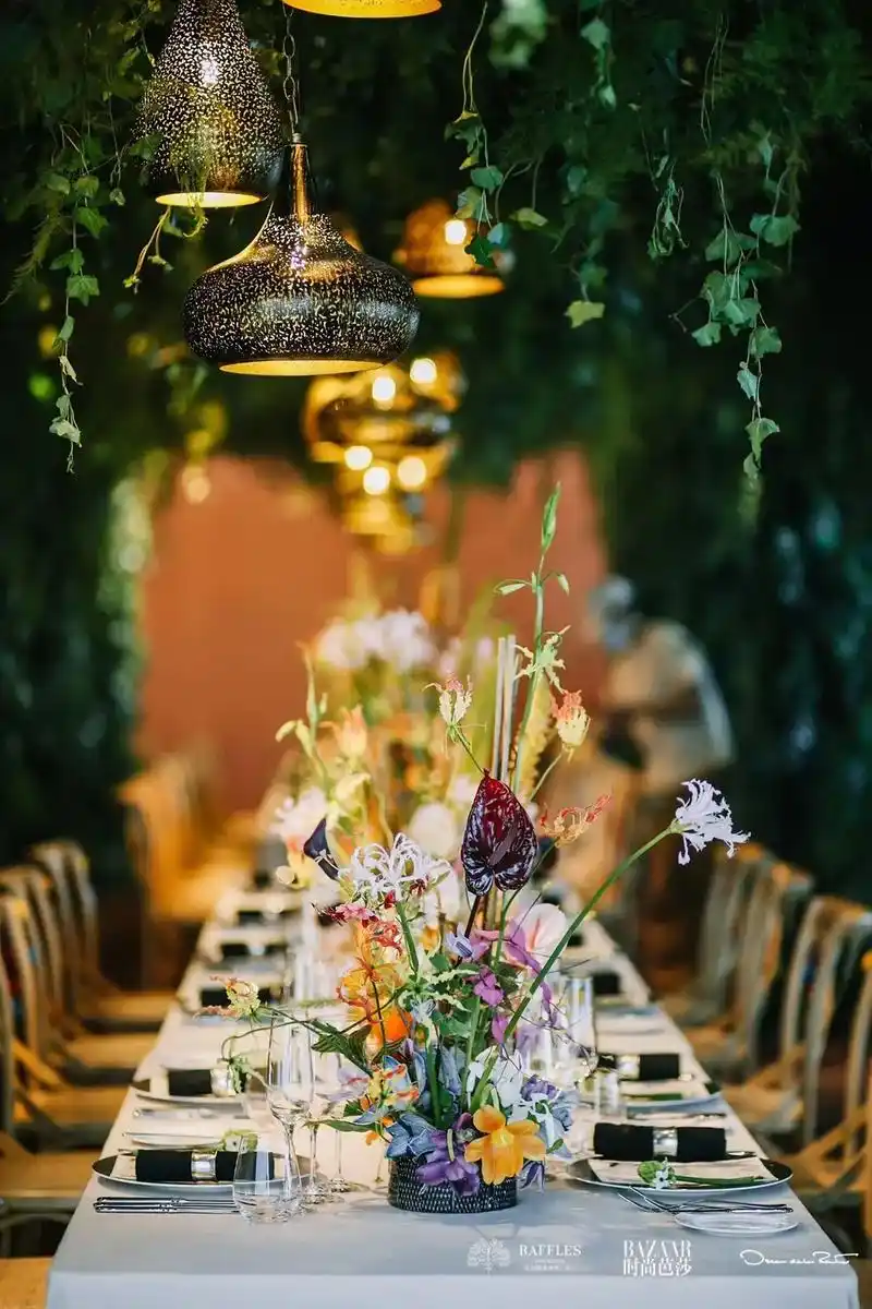 时尚芭莎&莱佛士酒店.云飨摩洛哥主题晚宴@71楼音乐厅黑珍 - 抖音