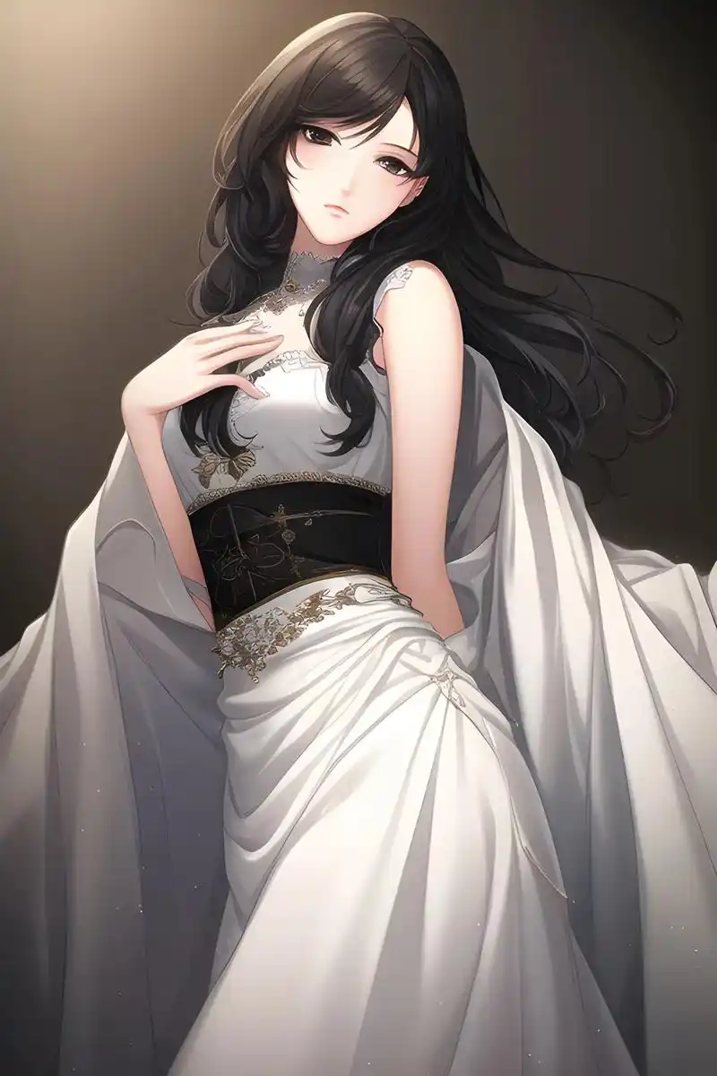 高冷御姐范儿二次元少女