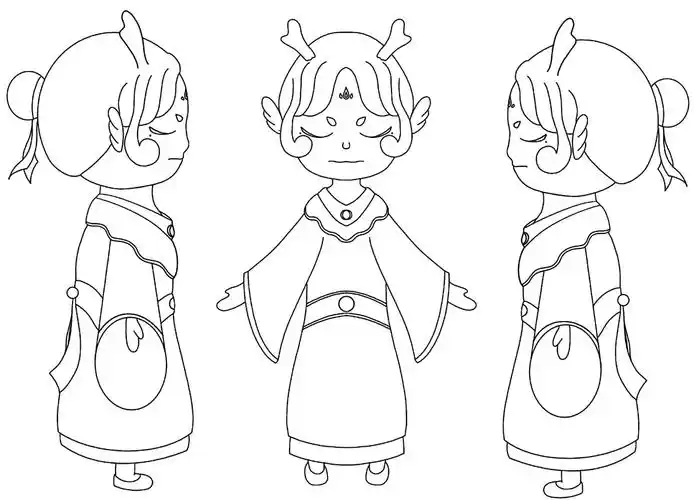 斯芬克学生作品-小龙女