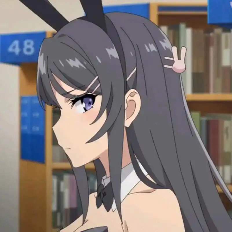 「青春猪头少年不会梦到兔女郎学姐」樱岛麻衣 头像情头表情包