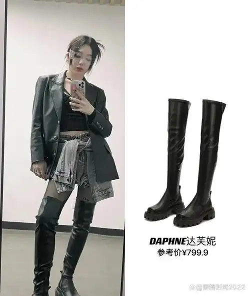 女明星都在穿的秋冬靴子,显高显瘦显腿长,秋冬也要时尚出众