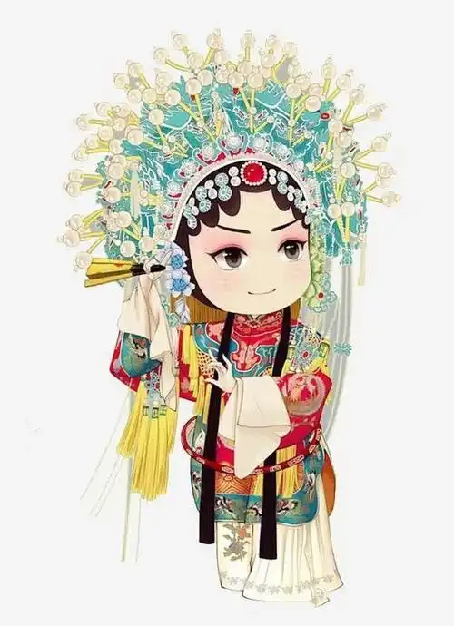 10岁"小花旦",穿着艾德莱斯裙唱京剧