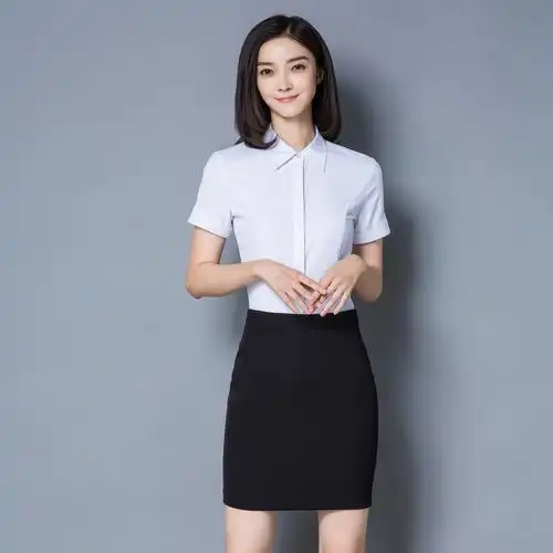 【俏经理】职业装2019年春季新款一步包臀裙 黑色工服西装半身裙