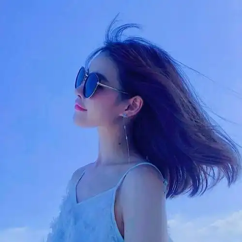 蓝色系女生头像(二)