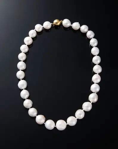 regalgem珍珠专场女款米白色优雅珍珠项链