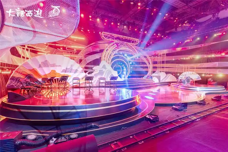 绝美国风舞台惊艳亮相跨年音乐会彩排路透