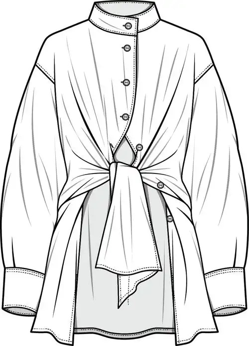 女装流行衬衫设计手稿 - 衬衫 - 高端服装设计网站_设计师信赖的流行