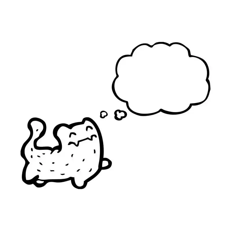 白日梦猫,矢量,白日梦猫卡通白色背景上