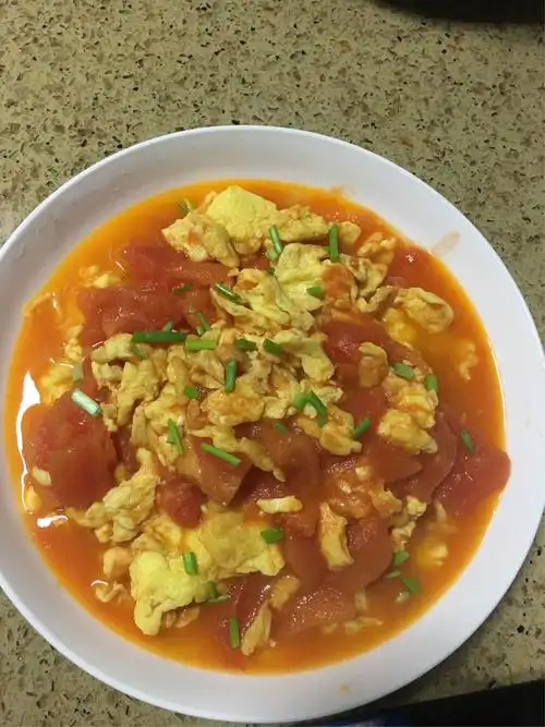 我的第一次学做菜—番茄炒蛋