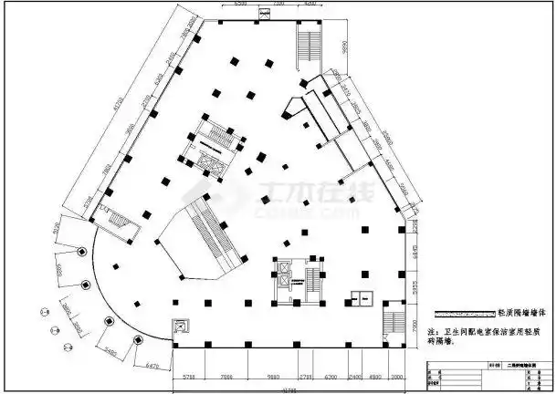 某四层百货商场整体装修设计施工图
