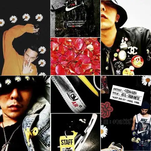 熟悉权志龙的粉丝都知道,雏菊是权志龙的标志性符号,他本人也经常在