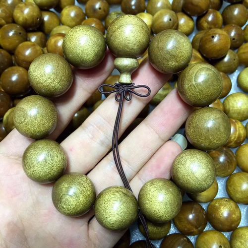 四川金丝楠木手串拆房老料佛珠手链金丝楠手串老料金丝楠108颗